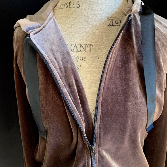None Tops - Gorgeous Velour Hoodie: Size M.